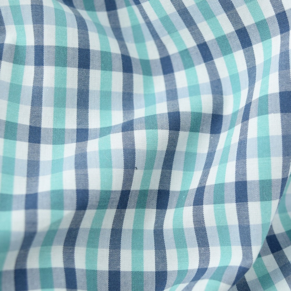 Southern Tide Men's XL Nassau Gingham Cotton Stretch LS Sport Shirt Green Blue - Picture 5 of 15